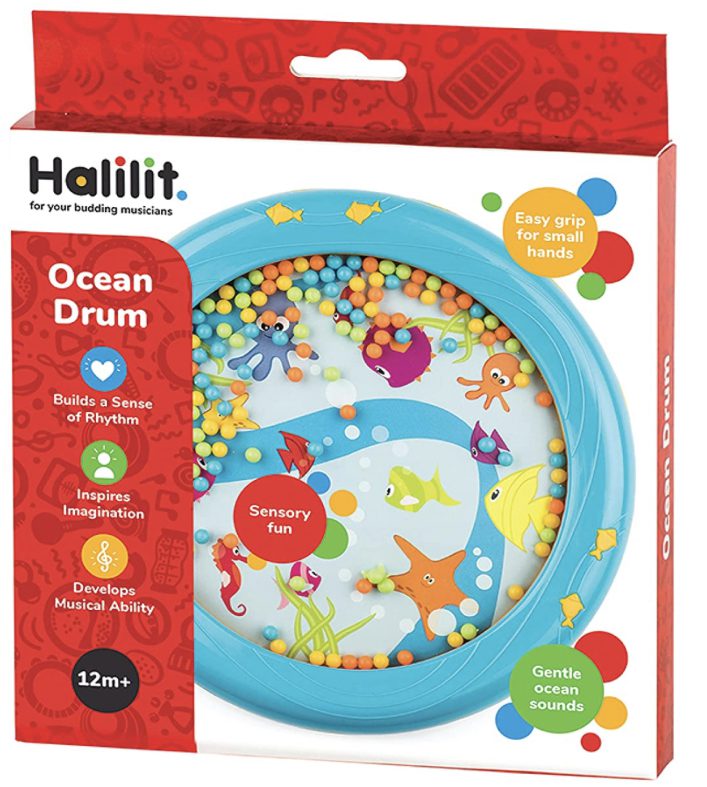 Halilit by Edushape Baby Drum - Ocean Drum available on Amazon 