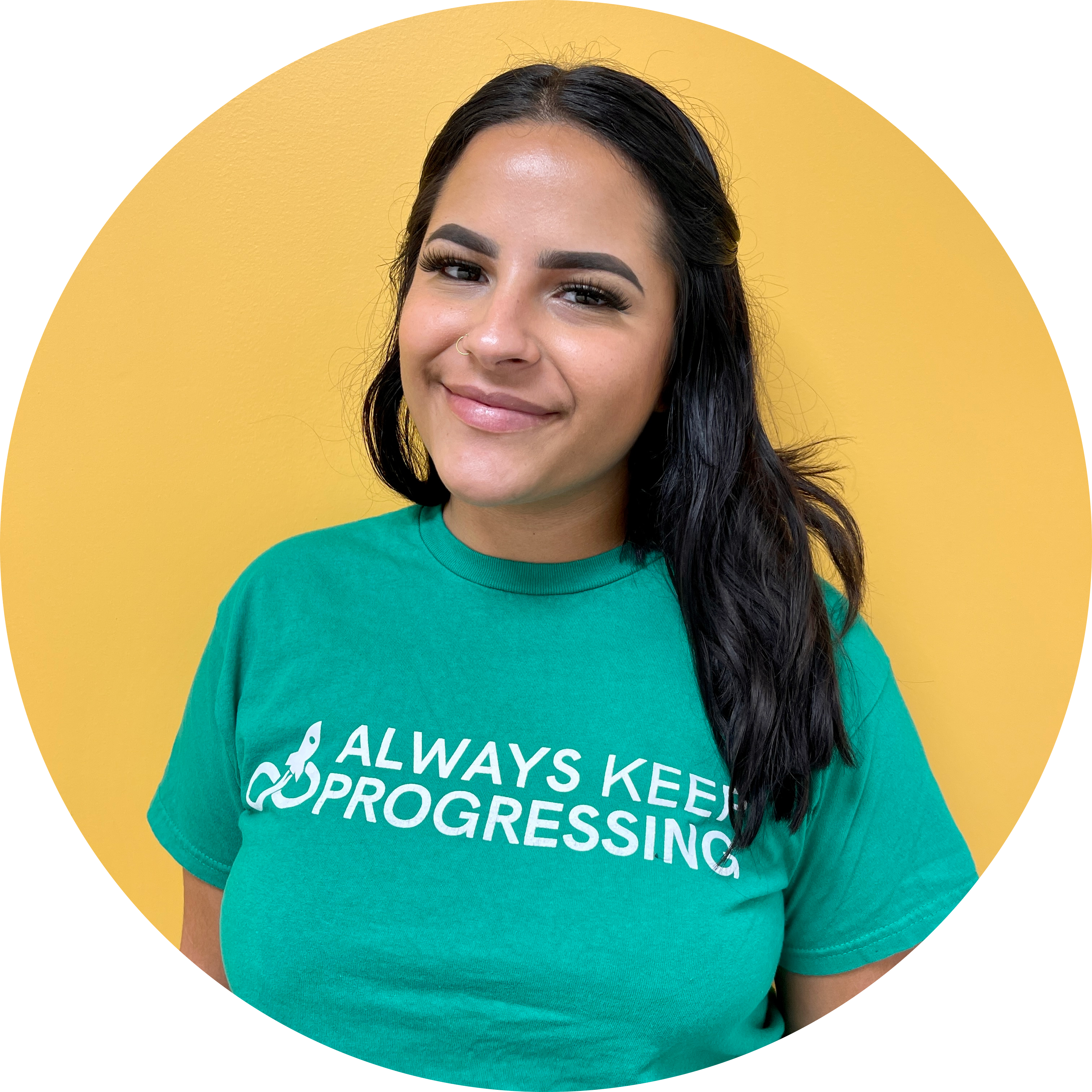 Ivanna Ortiz, workspace manager at Always Keep Progressing