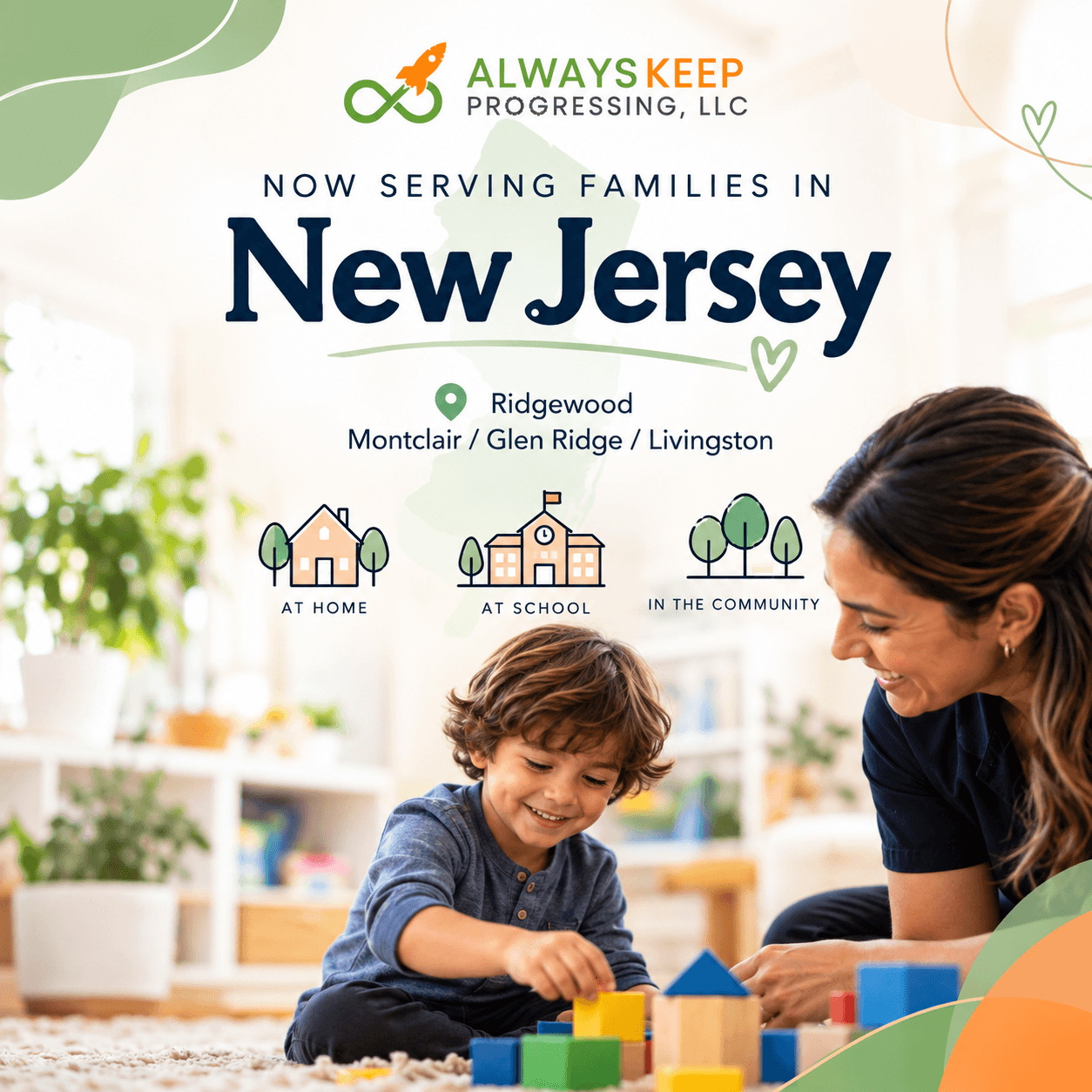 Always Keep Progressing Expands Pediatric Therapy Services to New Jersey